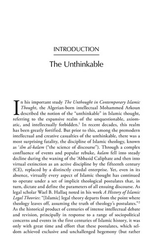 Theology and Creed in Sunni Islam