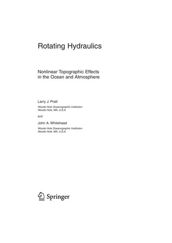 Nonlinear Topographic Effects in the Ocean and Atmosphere