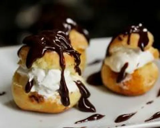 Profiterolles au chocolat 