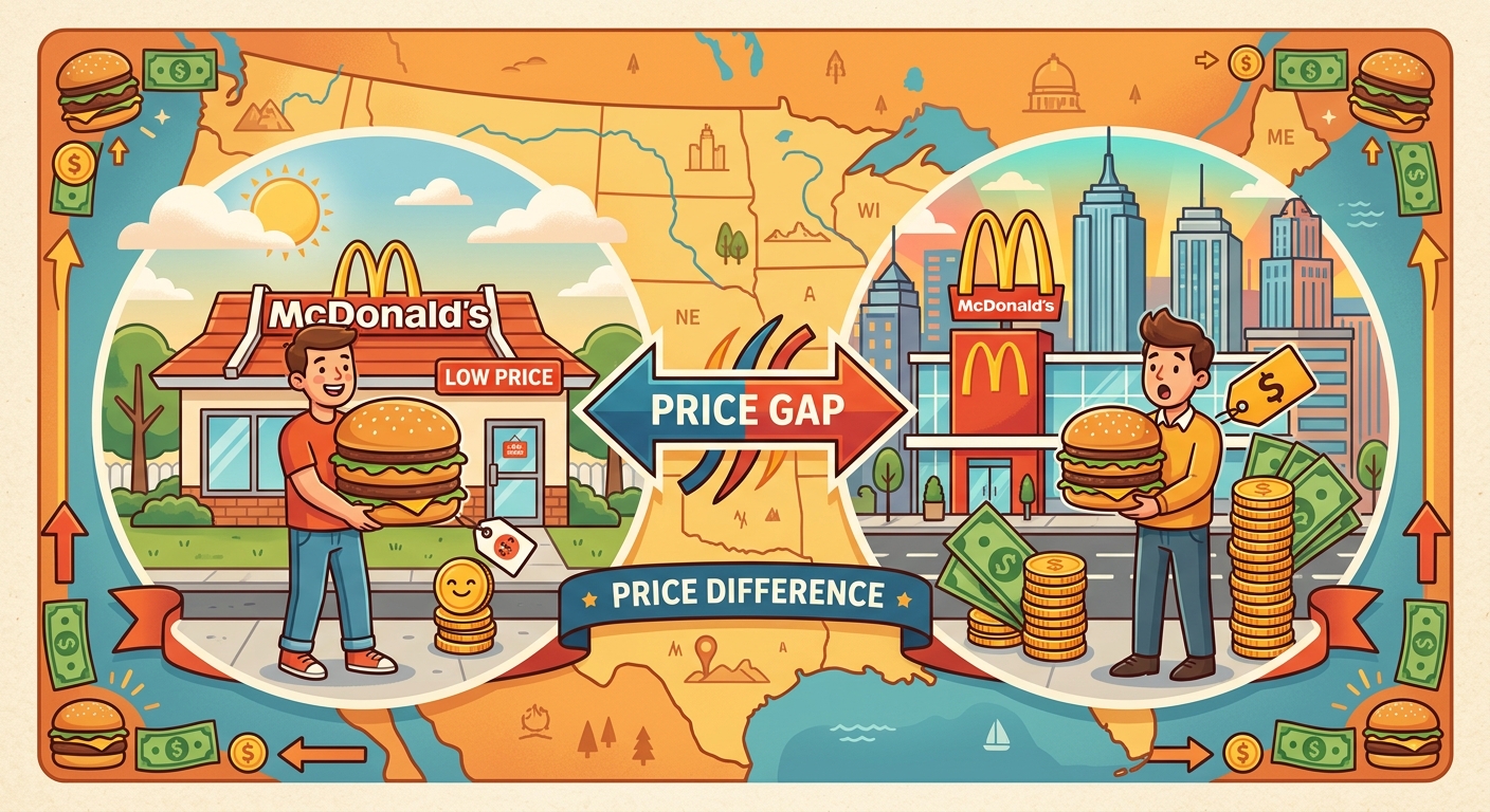 Big Mac Price Extremes: The Cheapest and Priciest Stores in America