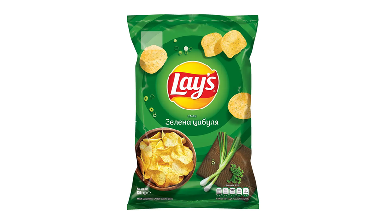 Чипси Lay's, зелена цибуля