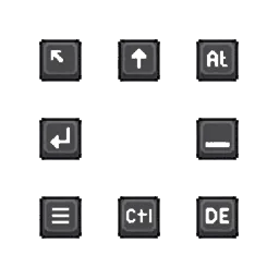 生成一套键盘按键Esc、Shift、Alt、EJ等