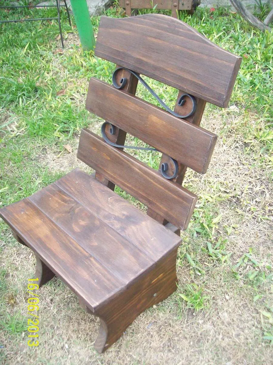 Sillas Materas Rústicas Madera Maciza