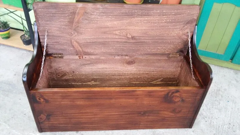 Baúl Sillón Madera Maciza