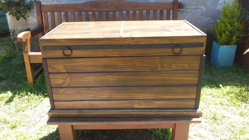Baúl Madera Maciza De Pino