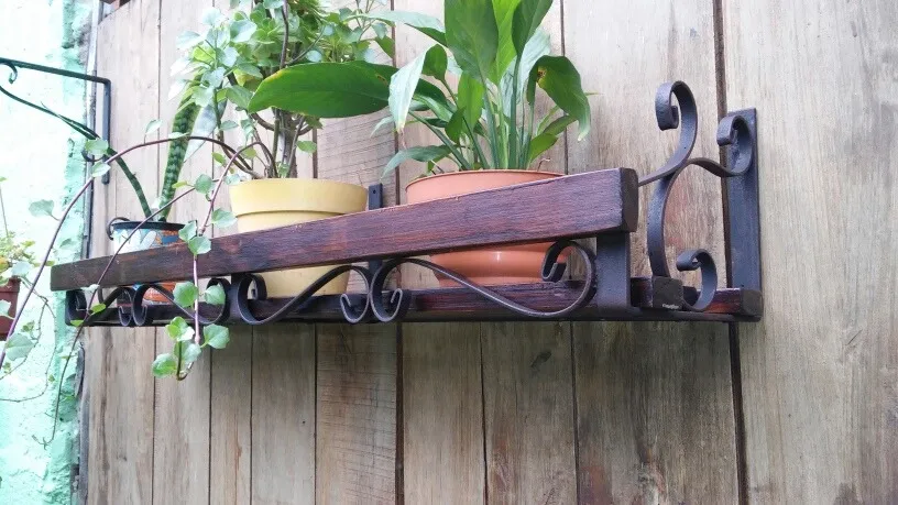 Porta Macetas. Maceteros Hierro Colgante