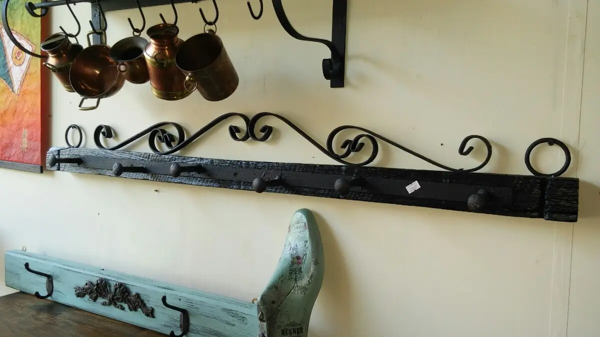 Perchero Rústico Con Bulones