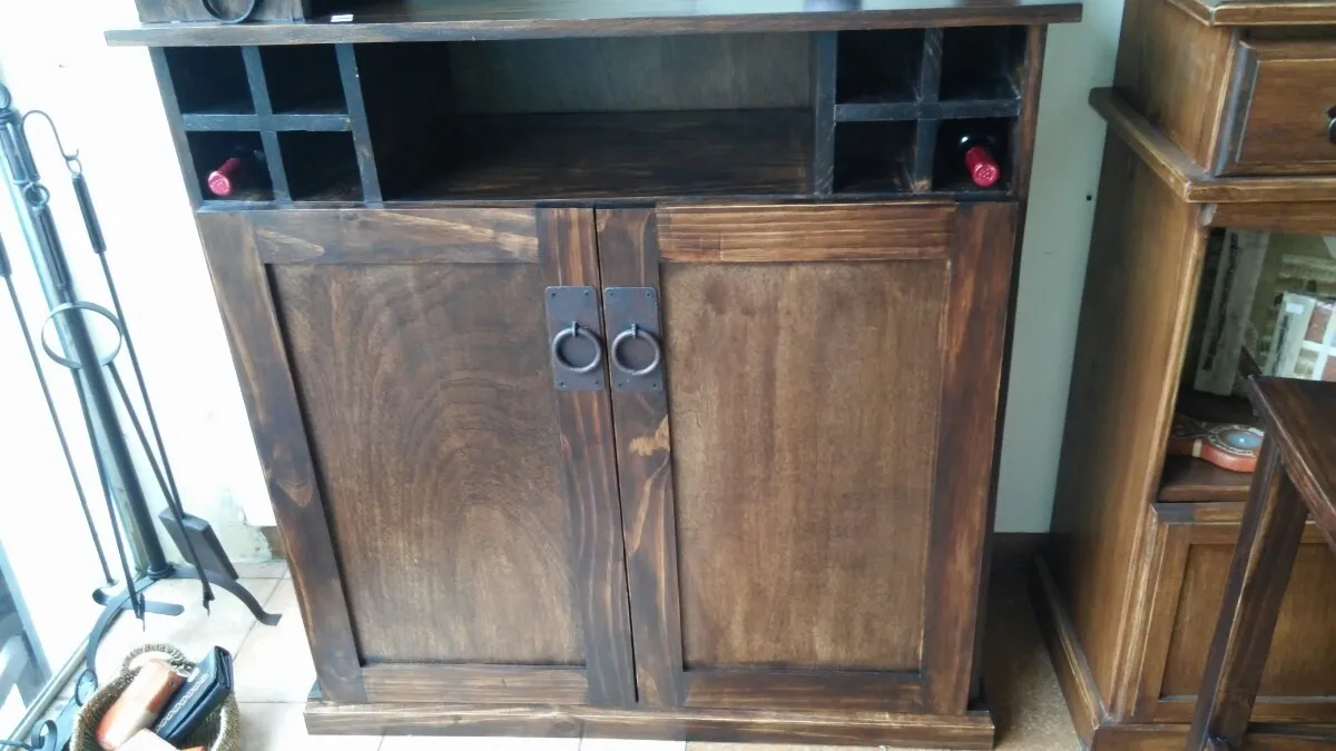 Bar Barra Rústico Madera Maciza