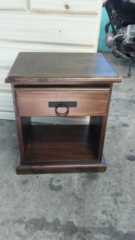 Mesa De Luz Madera Maciza