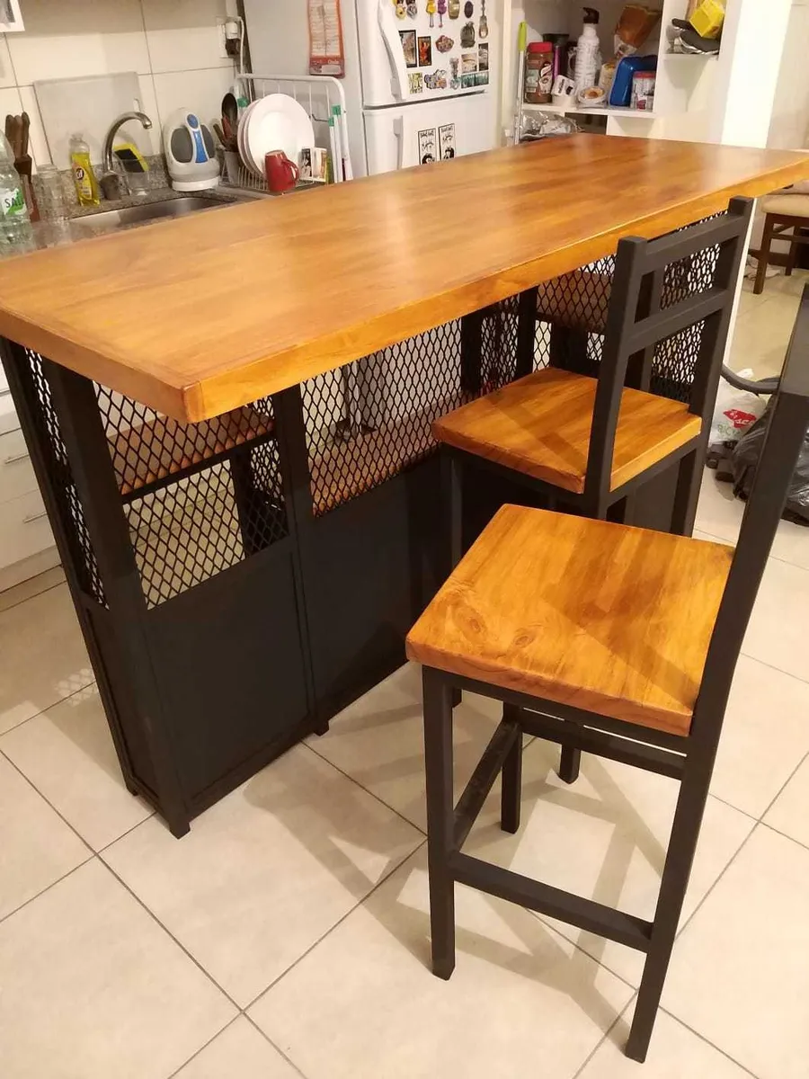 Barra Bar Desayunador Hierro