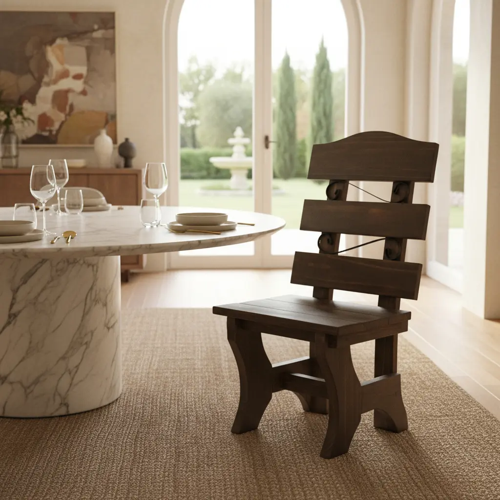 Sillas Materas Rústicas Madera Maciza