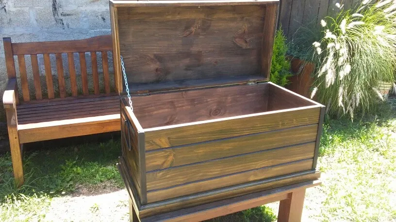 Baúl Madera Maciza De Pino