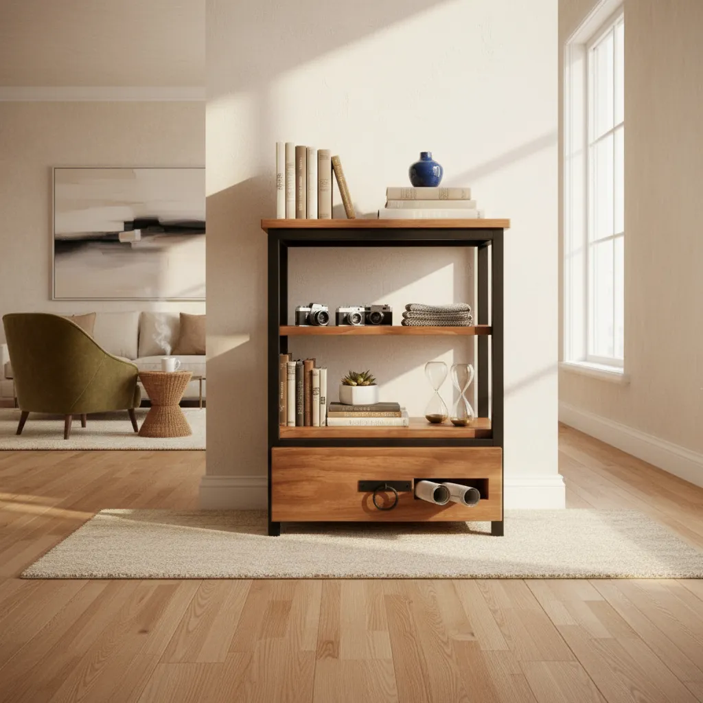 Mueble Hierro Biblioteca Pequeño