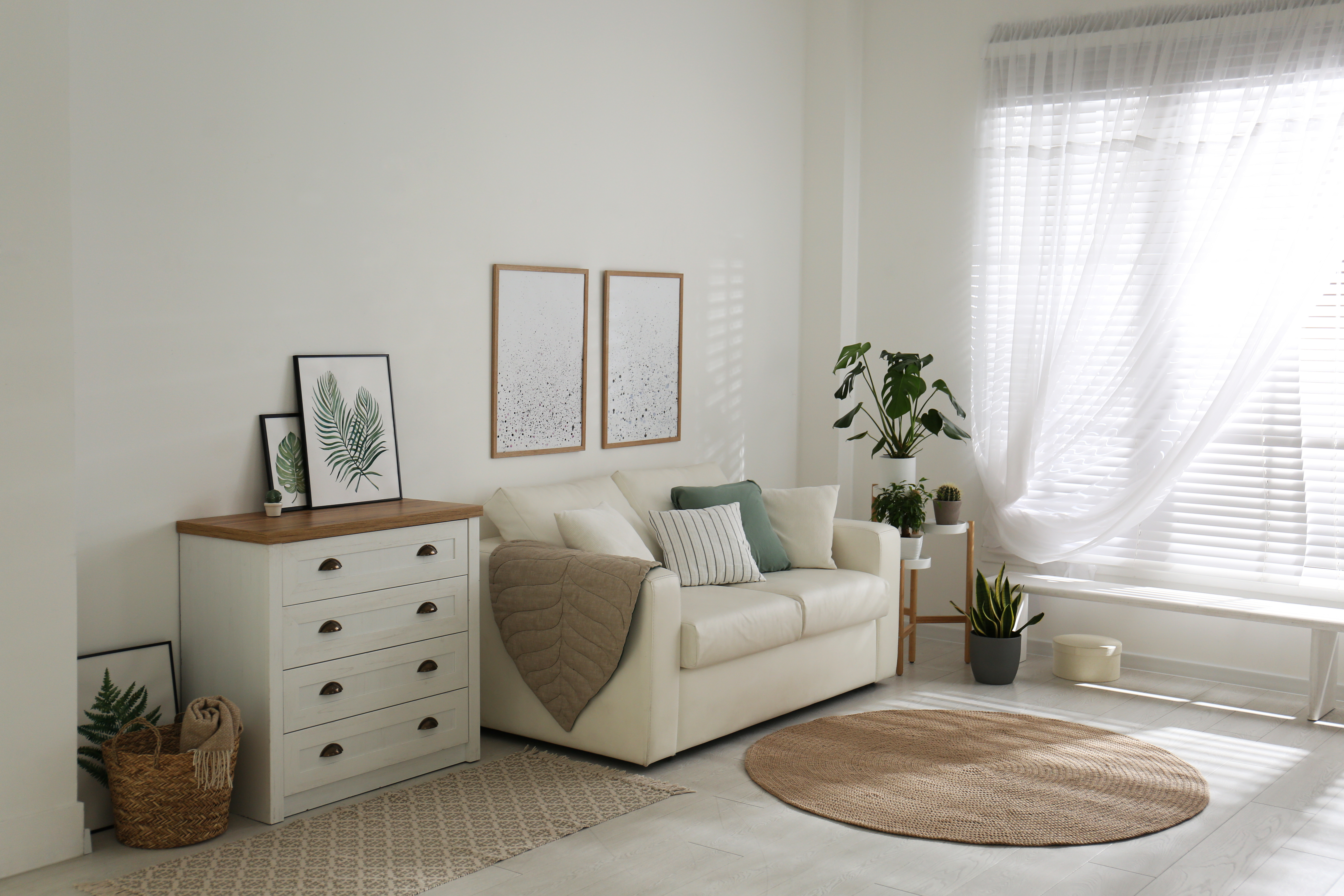 Cotton Two-Seater Sofa 3