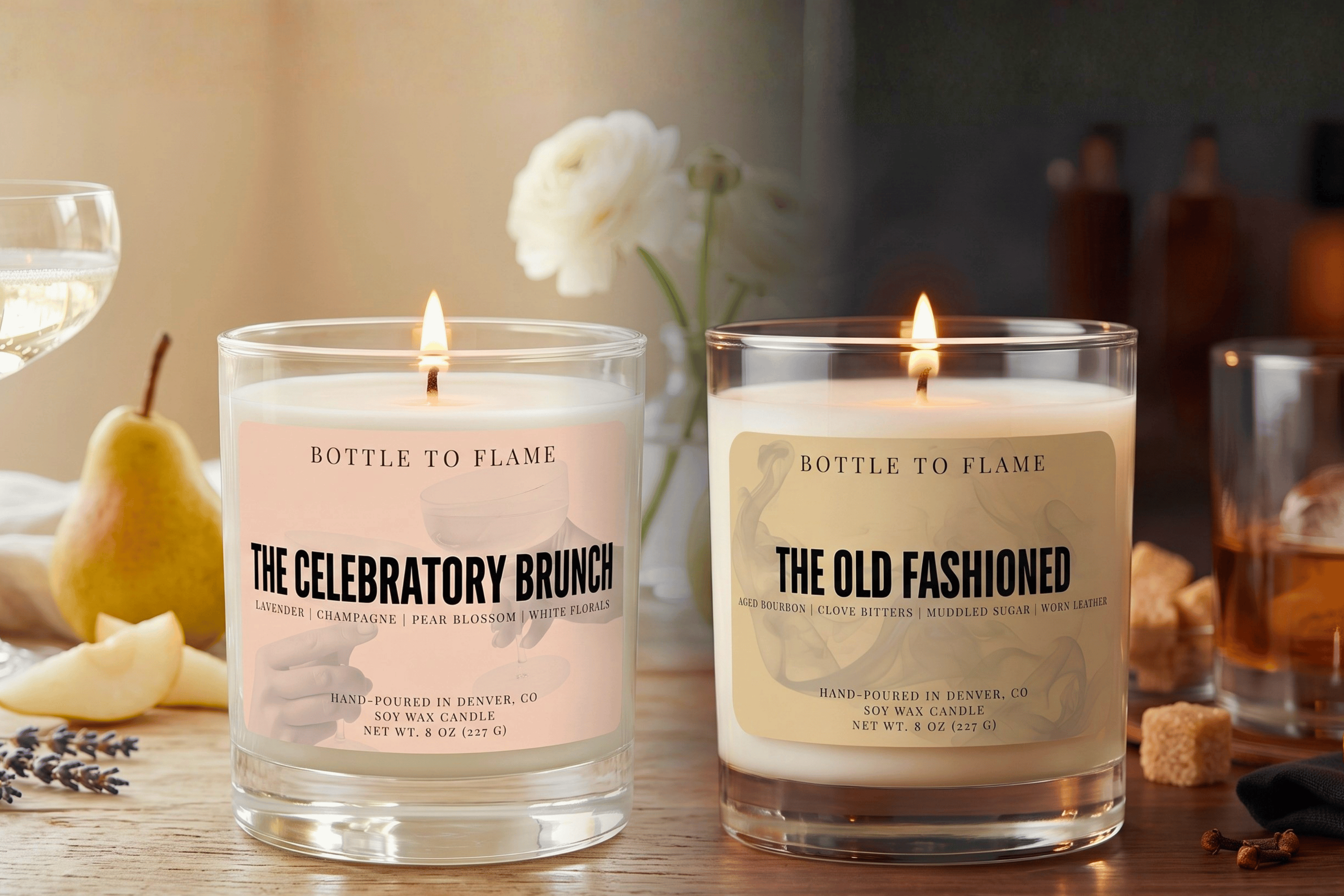 Day & Night Cocktail Candle Set