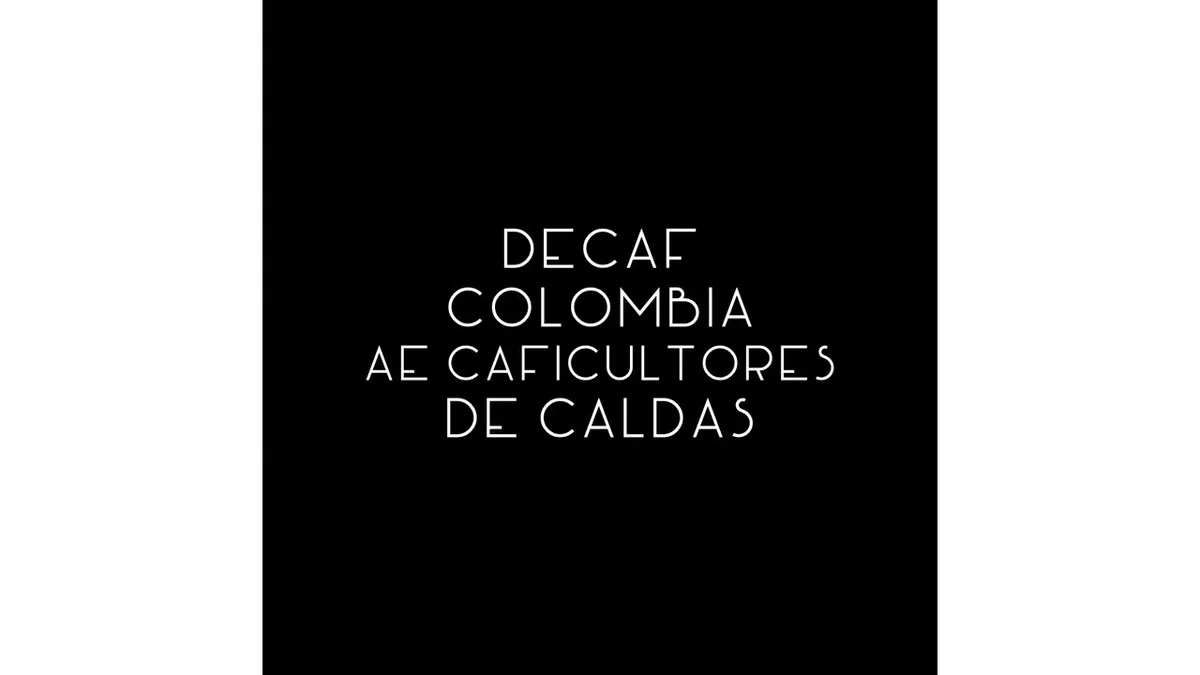 Decaf - Colombia AE Caficultores de Caldas