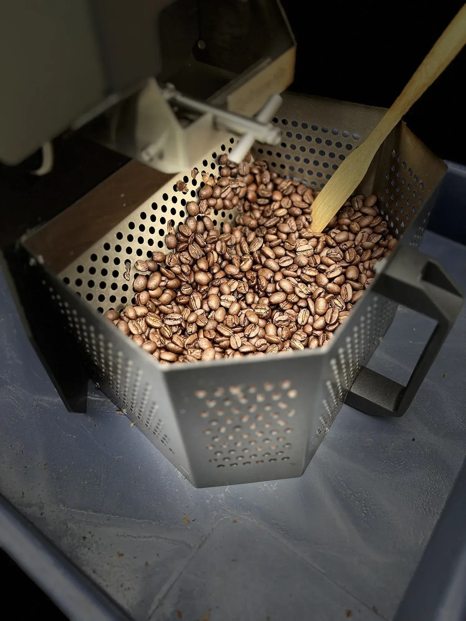 Fresh-roasted beans