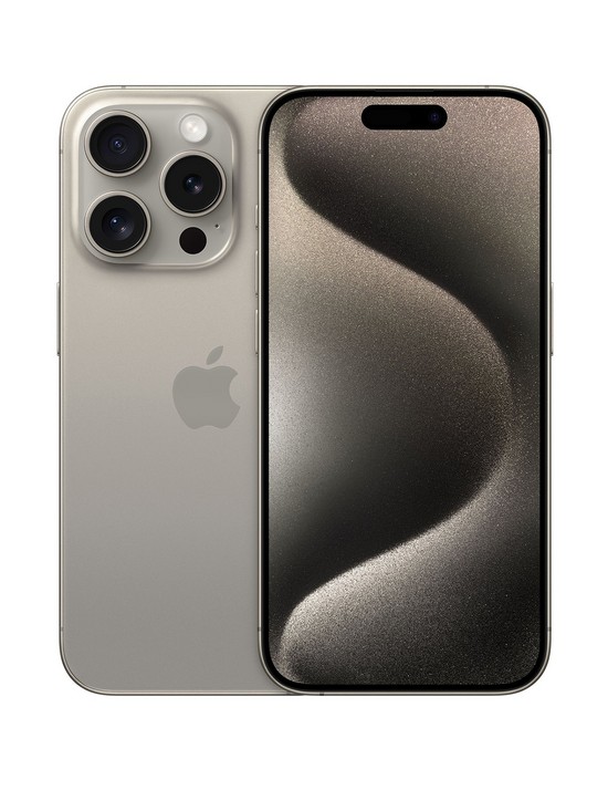 Apple iPhone 15 Pro 256GB Single SIM with A17 Pro Chip & 48MP Camera - Natural Titanium