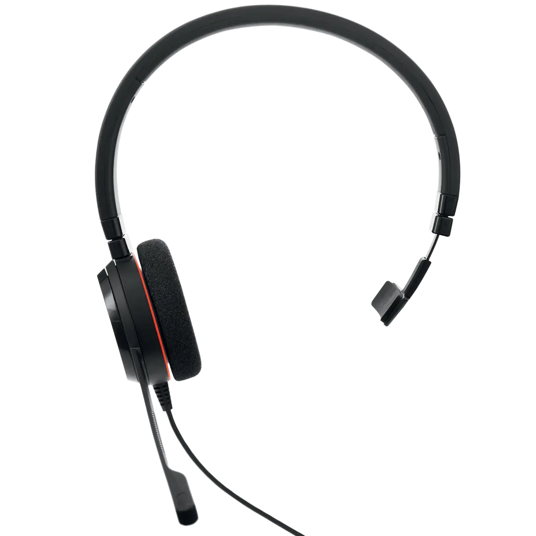 Jabra Evolve 20 MS Mono USB Headset - Noise Cancelling, Microsoft Teams Certified thumbnail 2