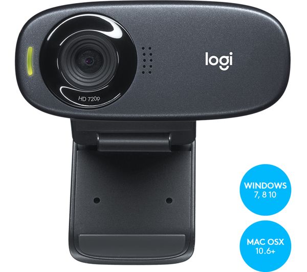 Logitech C310 HD Webcam 720p with Noise-Reducing Mic thumbnail 2
