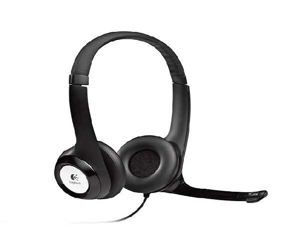 Logitech H390 USB Headset with Noise-Cancelling Microphone Black
