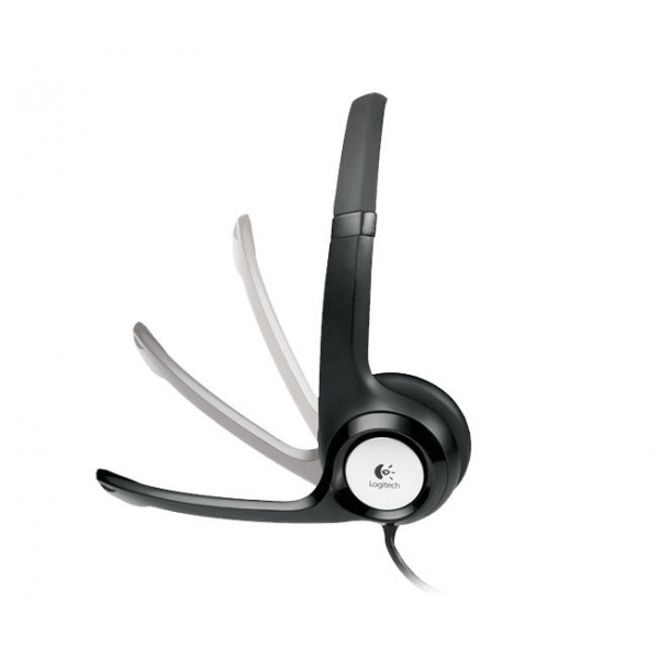 Logitech H390 USB Headset with Noise-Cancelling Microphone Black thumbnail 2