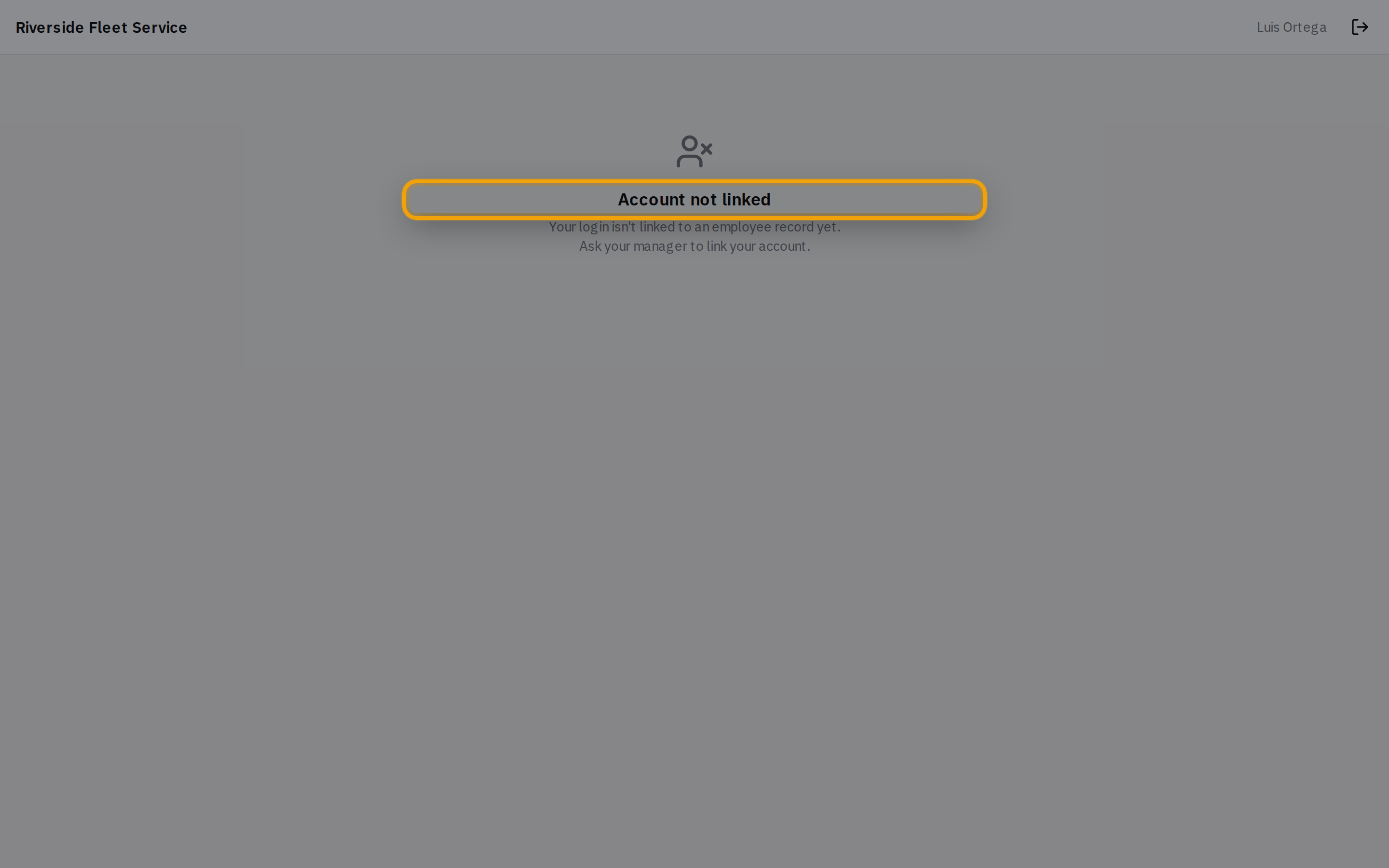 The My Work screen in the field portal listing assigned labor lines grouped by vehicle