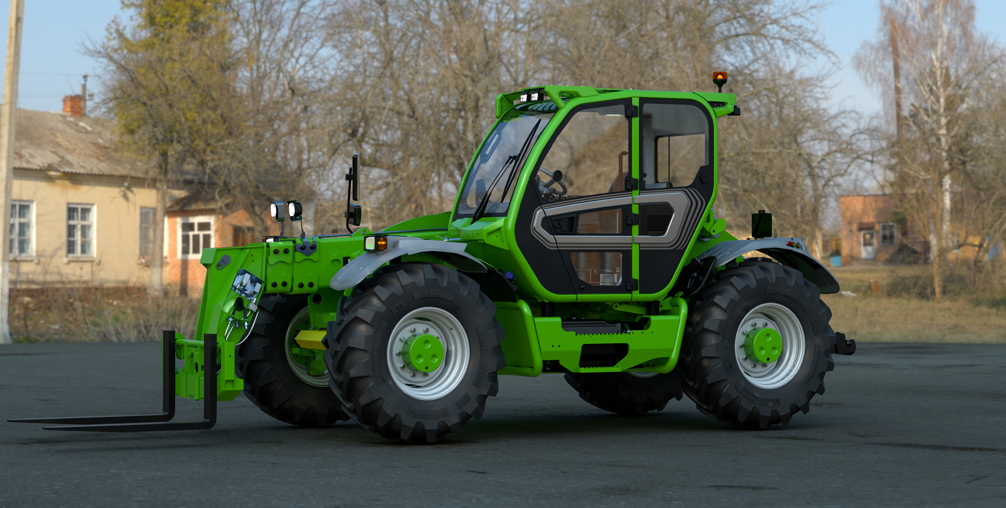 MF44.9, 44 q, 9 m of height telescopic tractor | United States of