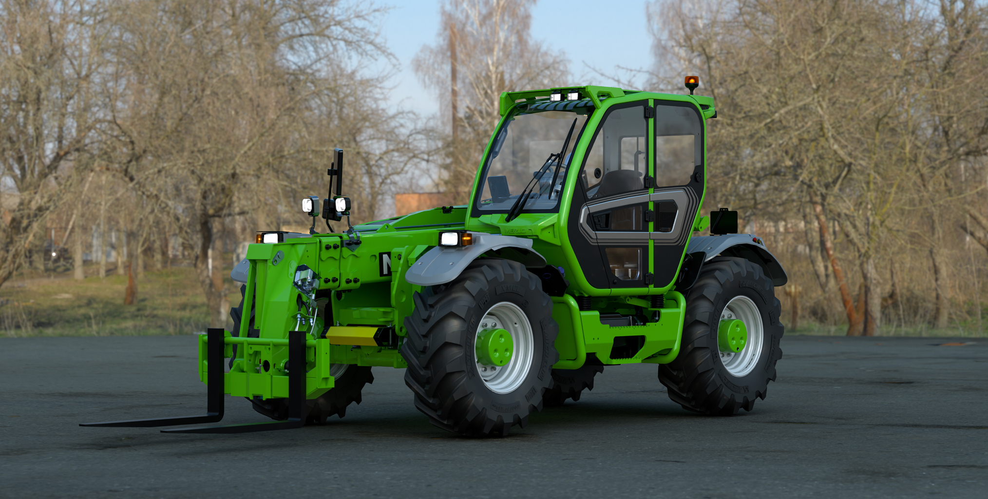 MF44.9, 44 q, 9 m of height telescopic tractor | United States of