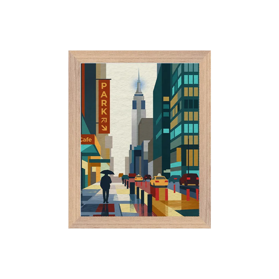 Wood-Framed Art Print