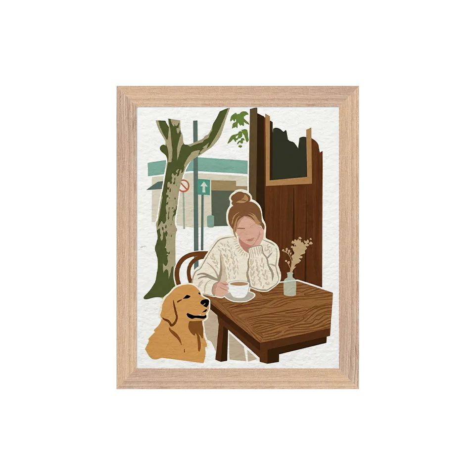 Wood-Framed Art Print