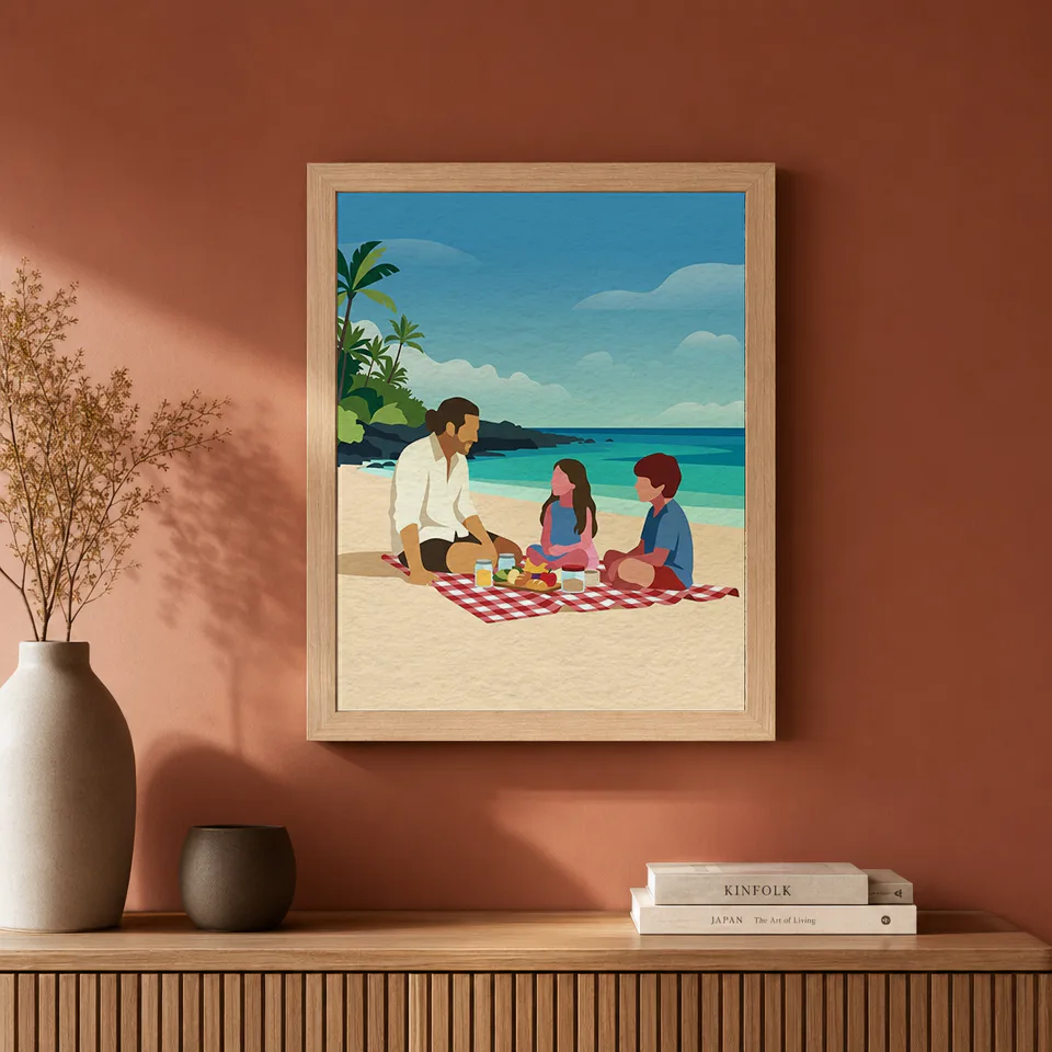 Wood-Framed Art Print