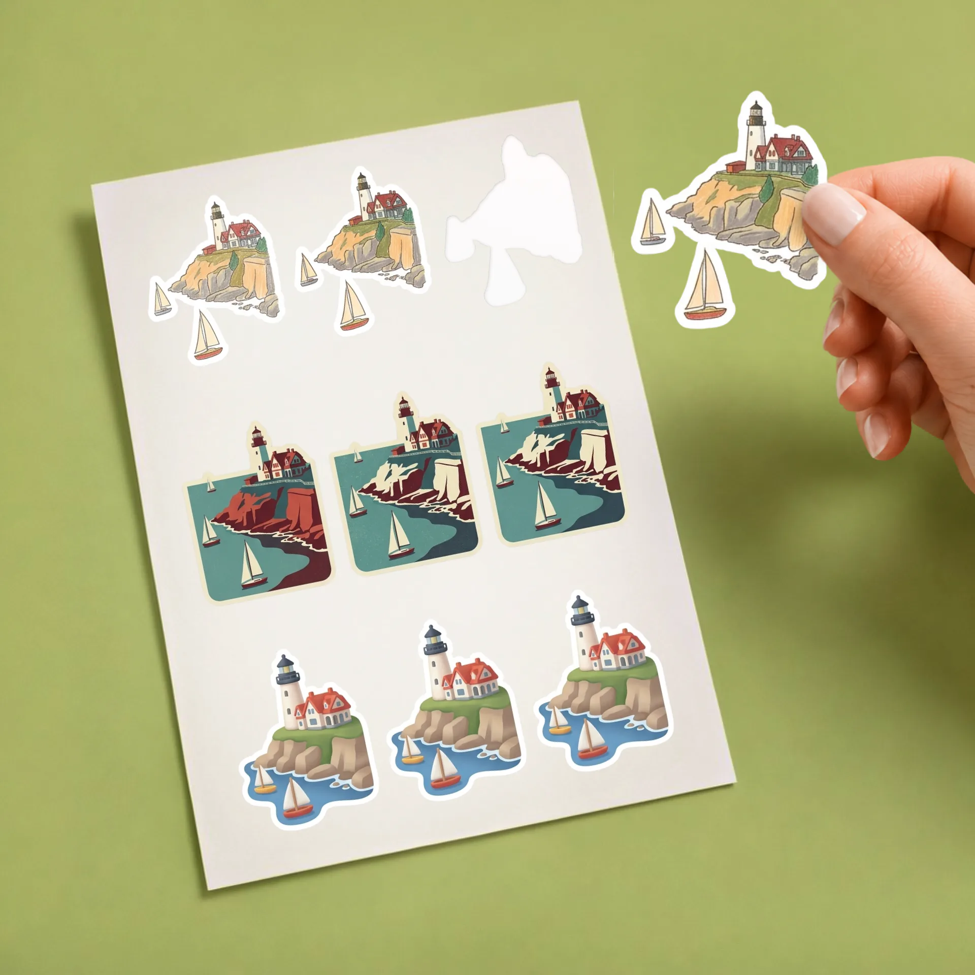 Artful Kiss-Cut Sticker Sheet