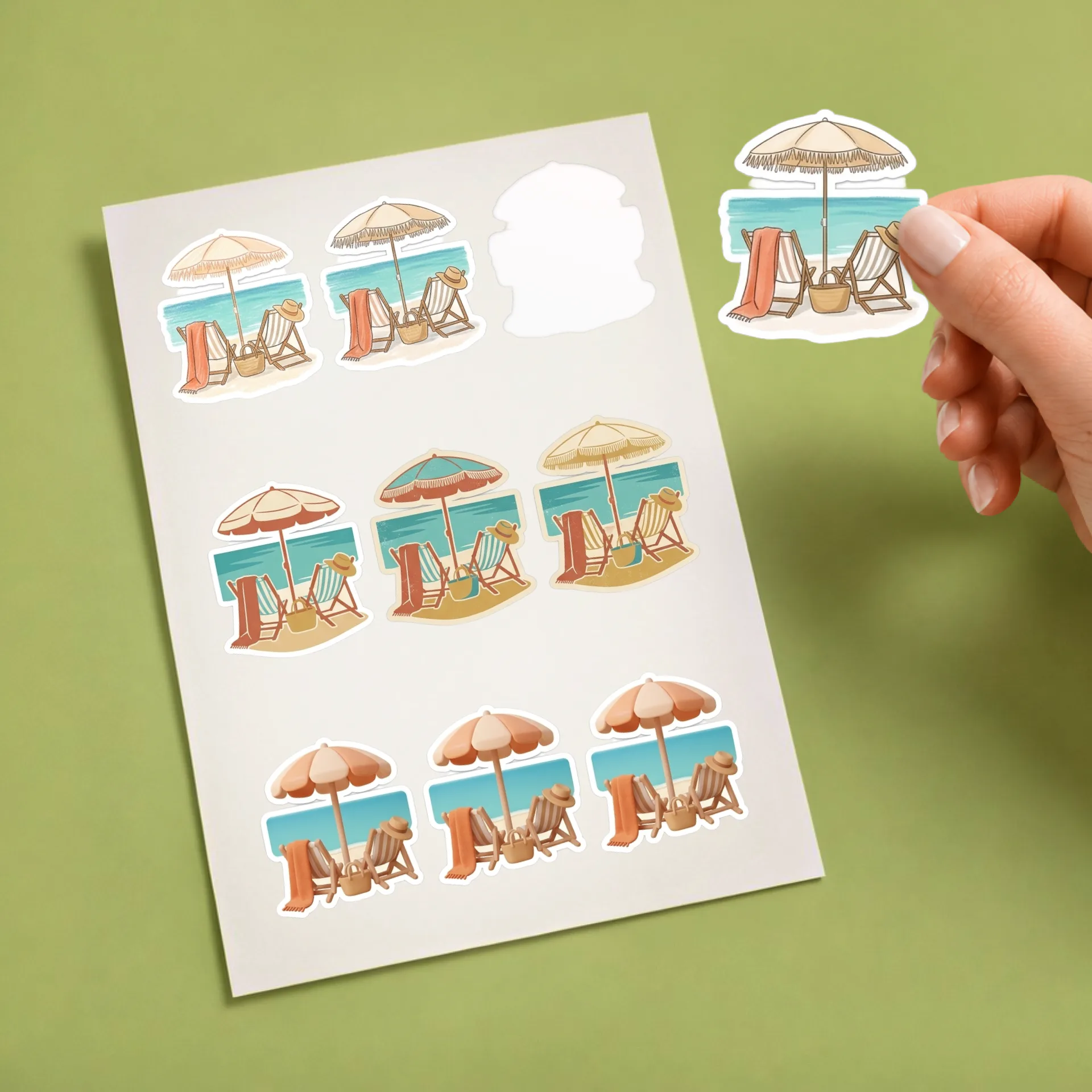 Artful Kiss-Cut Sticker Sheet