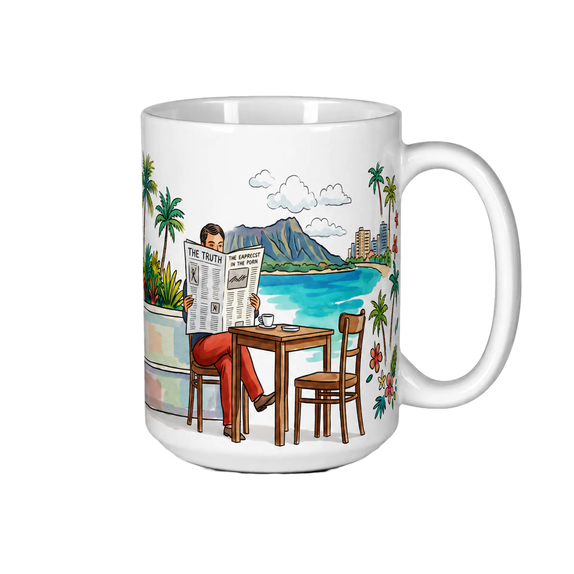 Quiet White Mug alternate view