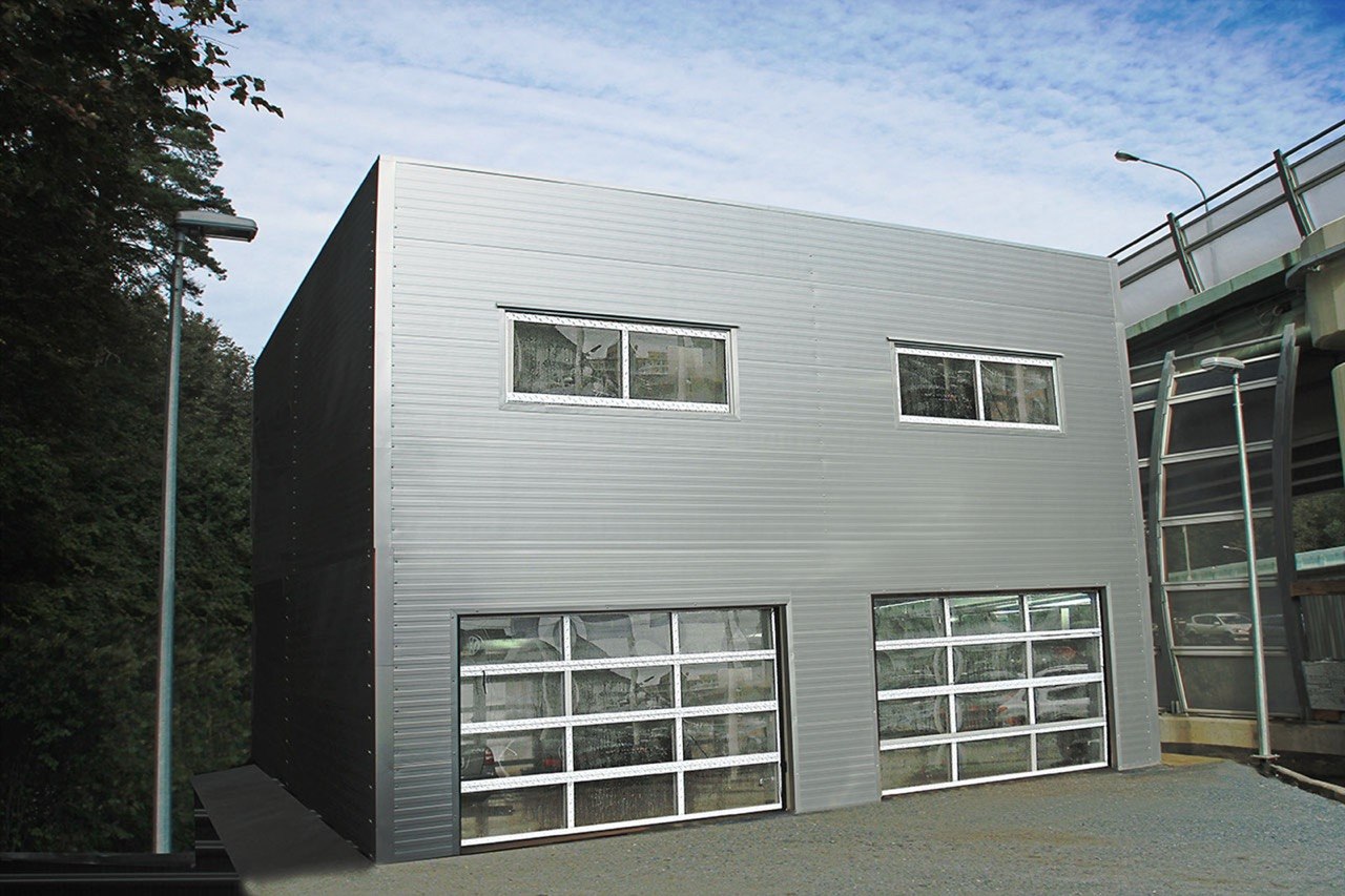 Складской бокс из сэндвич-панелей