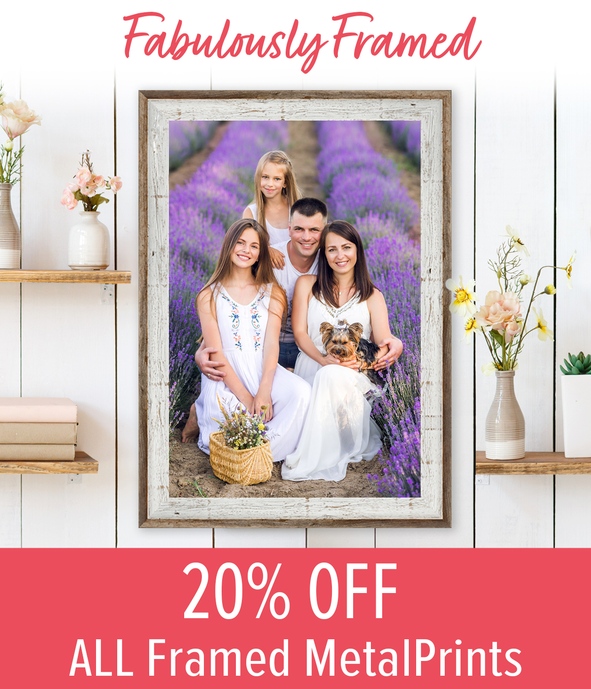 20% off Framed MetalPrints