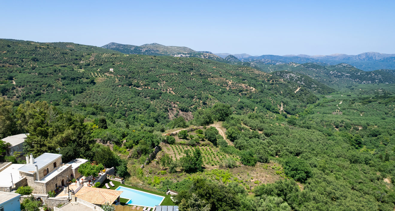 Η θέα από το Metohi Nature Living