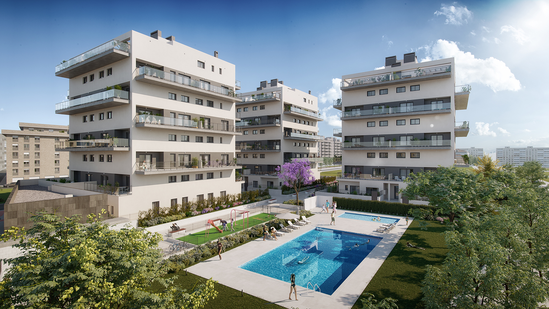 Metrovacesa avanza con las obras y la comercialización de Residencial Aida, en Puerto de Sagunto