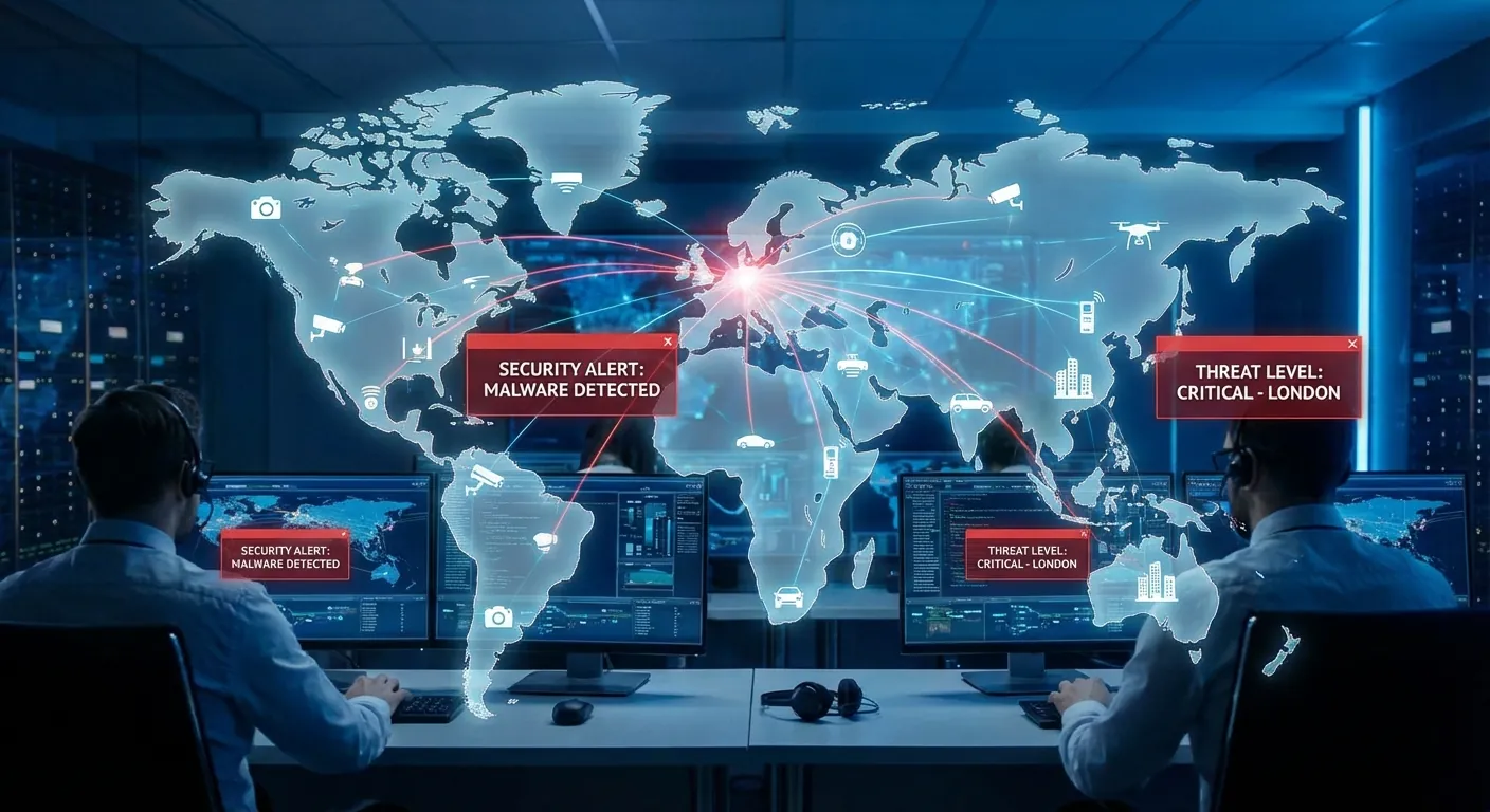 Vulnerabilidades IoT e Redes Globais