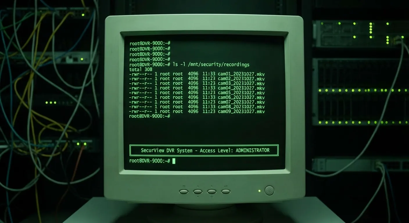 Terminal Linux Hacking DVR