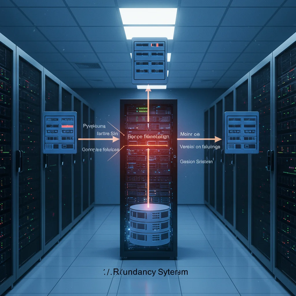 Visual representation of server redundancy.