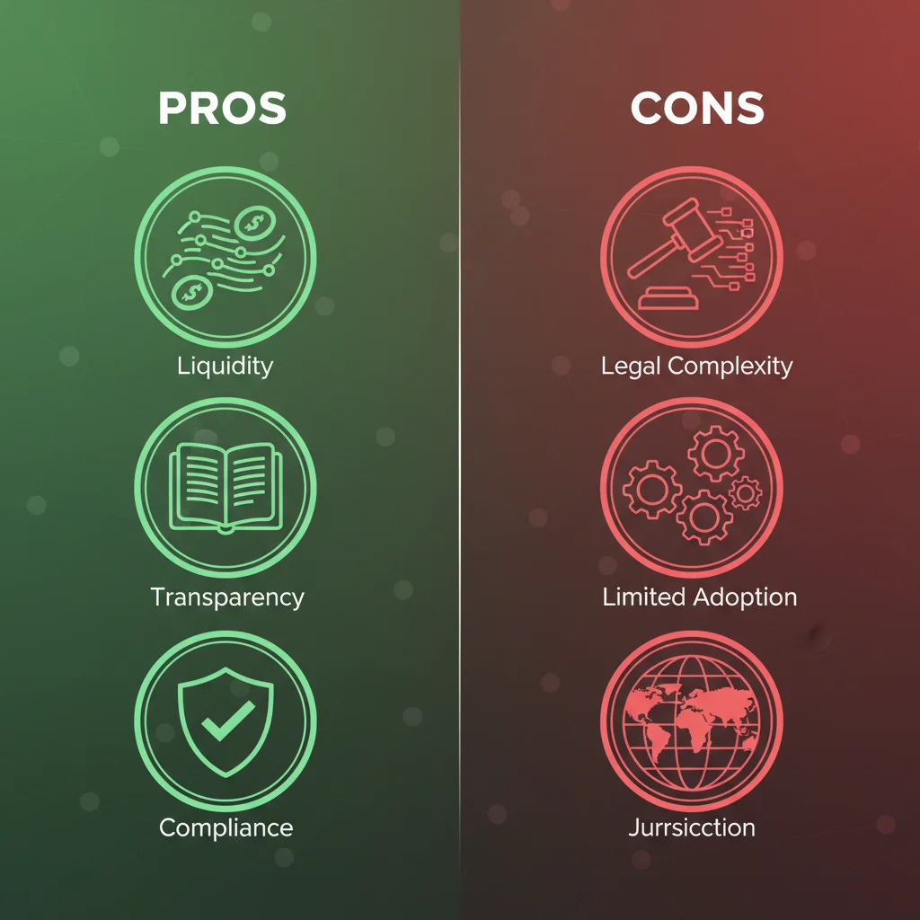 Infográfico comparando as vantagens e desvantagens do padrão de token ERC-884.