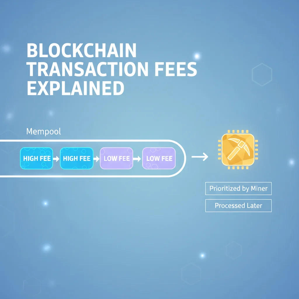 Infográfico explicando o funcionamento dos níveis de taxa na blockchain.