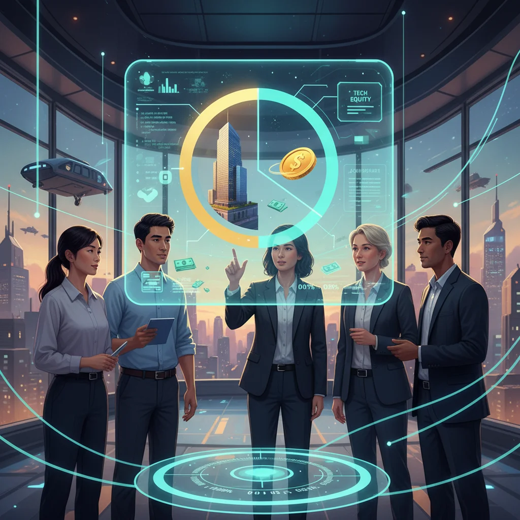 Gráfico mostrando as vantagens dos tokens lastreados, como fracionamento de ativos e acessibilidade para pequenos investidores.