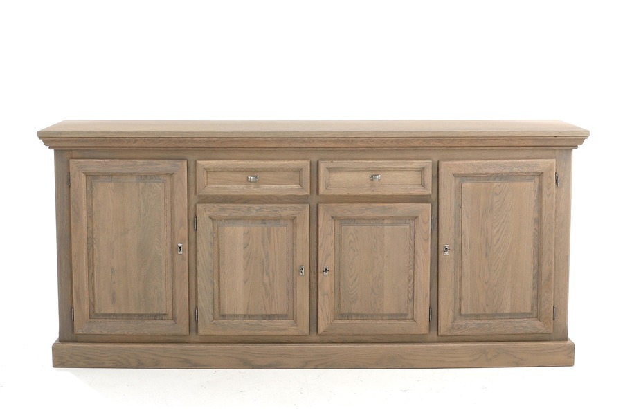 Dressoir Lucia Dressoirs Hedendaags Klassiek Front Massief Eik maatwerk