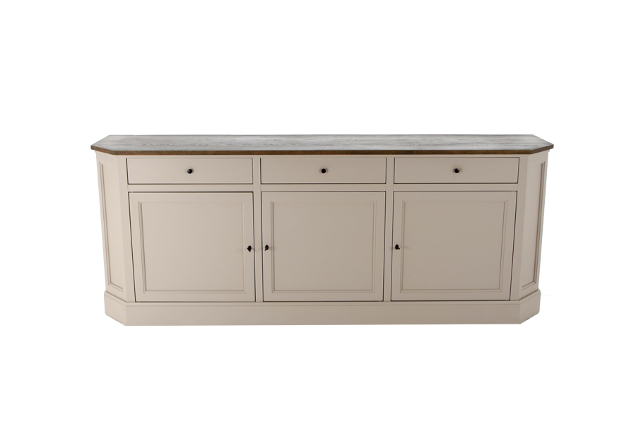 Dressoir Castle Dressoirs Strak Landelijk Eik + popelier Taupe maatwerk