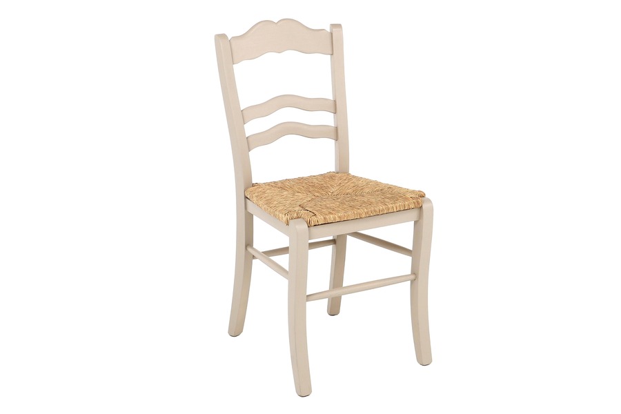 Stoel Castle (set van 4) Stoelen Strak Landelijk Massief eik Taupe maatwerk