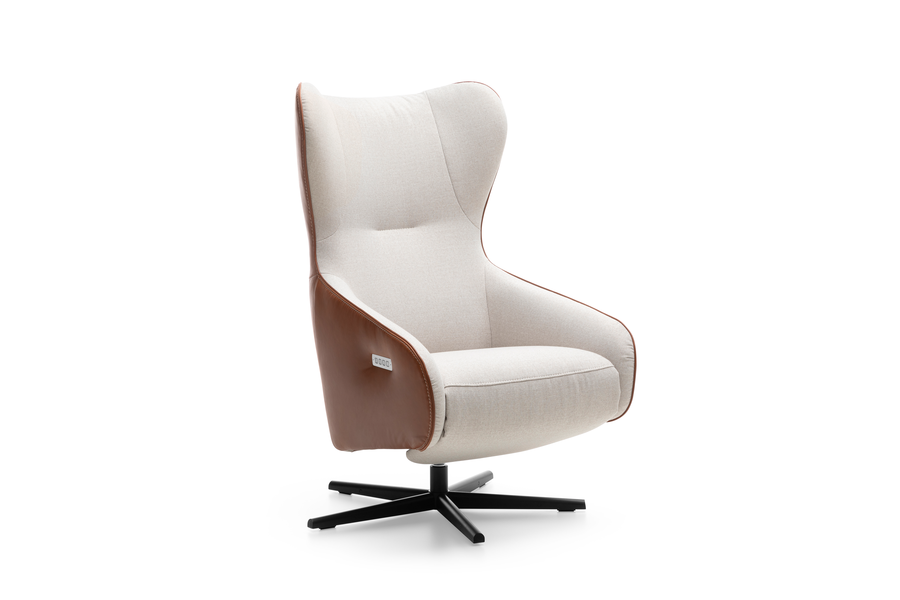 Relax A-101 (medium) Relaxen Relaxen in stijl Stof + Leder Cognac maatwerk