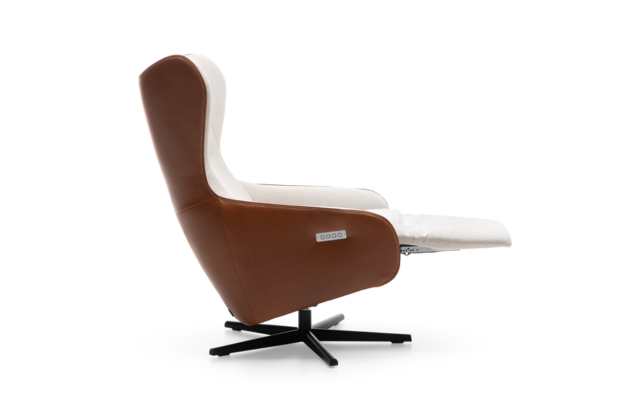 Relax A-101 (medium) Relaxen Relaxen in stijl Stof + Leder Cognac maatwerk